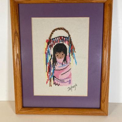 LOT 176: Ted DeGrazia Artwork Collection (Cross Stitch and More)