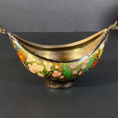 LOT 178: Beautiful Asian Decorative Collection - Sphinx, Silver / Gold Tone Trees in Mirrored Glass Box and More