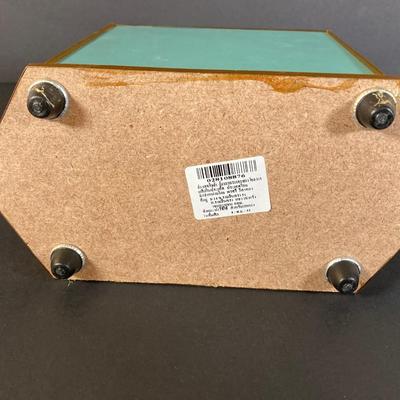 LOT 178: Beautiful Asian Decorative Collection - Sphinx, Silver / Gold Tone Trees in Mirrored Glass Box and More