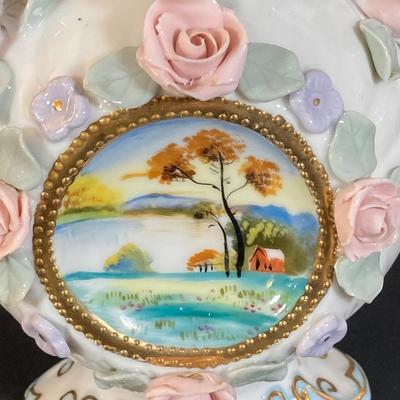 LOT 178: Beautiful Asian Decorative Collection - Sphinx, Silver / Gold Tone Trees in Mirrored Glass Box and More