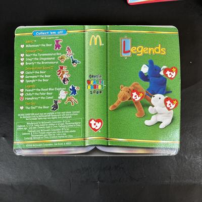 LOT 190: New in Package McDonald's Happy Meal Toys Moshi Monsters Complete Set of 8 and 2000 TY Teenie Beanie Complete Set of 11