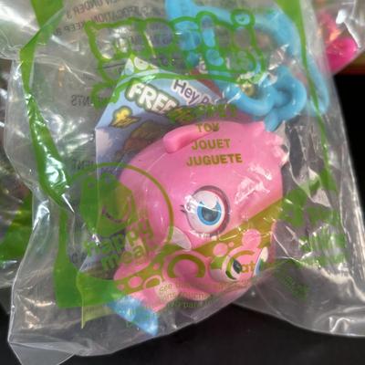 LOT 190: New in Package McDonald's Happy Meal Toys Moshi Monsters Complete Set of 8 and 2000 TY Teenie Beanie Complete Set of 11