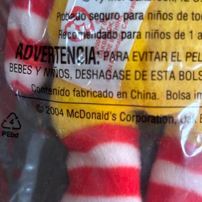 LOT 191: NIP McDonalds Happy Meal Toys: 1999 Ty Teenie Beanie Babies 1-12, Kim Possible & Others