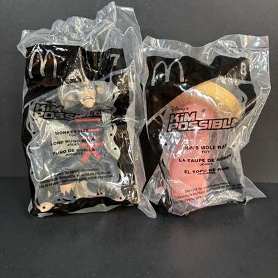 LOT 191: NIP McDonalds Happy Meal Toys: 1999 Ty Teenie Beanie Babies 1-12, Kim Possible & Others