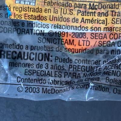 LOT 194: McDonalds NIP Happy Meal Toys: Ty Teenie Beanies Complete Set 1-18, Sega Sonic 1-6 Complete, Space Jam Nerdlucks