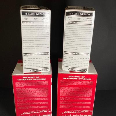 LOT 195: McDonald's / Philadelphia Sports Bobble Heads - Two Allen Iverson (76ers), Phillies Jim Thome and Pat Burrell