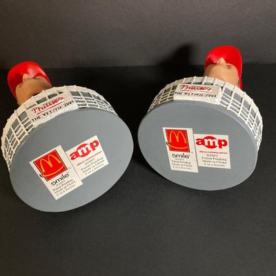 LOT 196: Philadelphia Sports / McDonald's Bobble Heads - Two Limited Edition Gold Allen Iverson (76ers) Numbered with C.O.A.,...