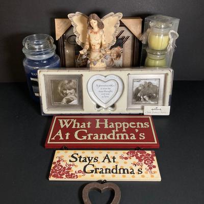 LOT 199: Family / Grandma Home Decor - Elements' "Grandma" by Barbara McDonald Figurine, Yankee / The White Barn Candle Co...
