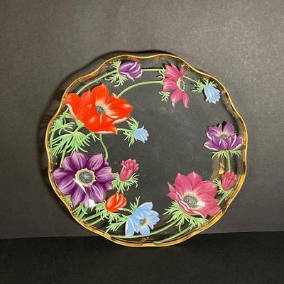 LOT 201: Lefton Floral Serving Plate, Vintage Blue Bird / Parakeet Bird Figurines, Art Vannes France Bowl, Rosella Pink Double Bowl and...