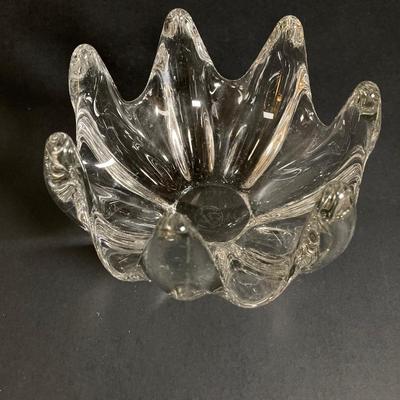 LOT 201: Lefton Floral Serving Plate, Vintage Blue Bird / Parakeet Bird Figurines, Art Vannes France Bowl, Rosella Pink Double Bowl and...