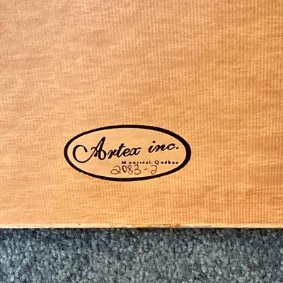 LOT 203: Decorative Resin Bust / Statue and Pair of Artex Inc. Shadow Boxes