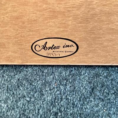 LOT 203: Decorative Resin Bust / Statue and Pair of Artex Inc. Shadow Boxes