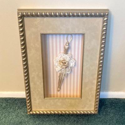 LOT 203: Decorative Resin Bust / Statue and Pair of Artex Inc. Shadow Boxes