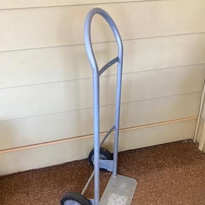 LOT 206: Craftsman Electric Power Blower, Milwaukee Hand Truck and Havahart Animal Cage Trap