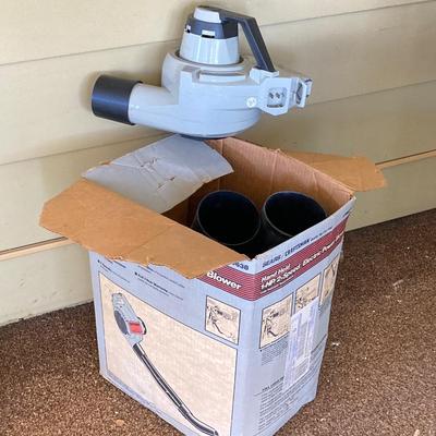 LOT 206: Craftsman Electric Power Blower, Milwaukee Hand Truck and Havahart Animal Cage Trap