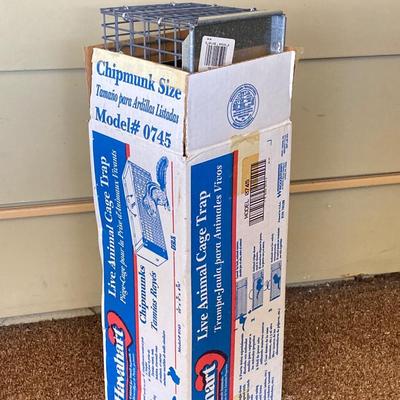 LOT 206: Craftsman Electric Power Blower, Milwaukee Hand Truck and Havahart Animal Cage Trap