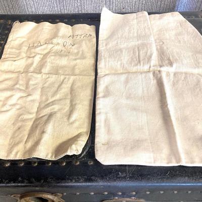 LOT 207: Large Lot of Currency Holders / Wrappers, Vintage Money Bags, Tape Dispenser and Rolls of Tape