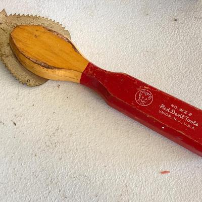 LOT 208: Two Vintage Metal Toolboxes with Contents - Red Mopar Dodge and Olive Drab