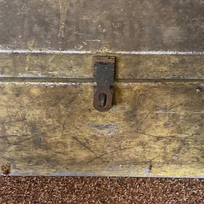 LOT 211: Two Vintage Metal Tool / Storage Boxes and Contents