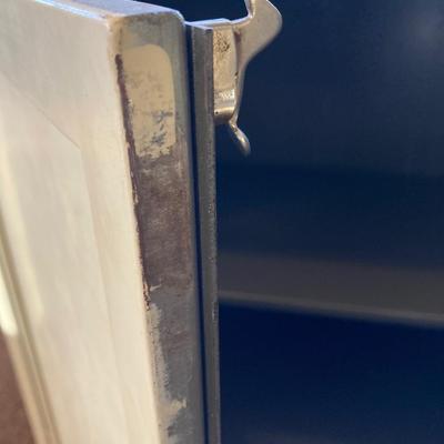 LOT 213: The Globe-Wernicke Co. Metal Horizontal Storage Unit with Contents of Large Tool Lot (Files, Drill Bits, Chisels and More)