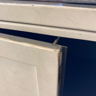 LOT 213: The Globe-Wernicke Co. Metal Horizontal Storage Unit with Contents of Large Tool Lot (Files, Drill Bits, Chisels and More)