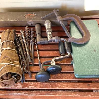 LOT 215: Vintage Tools - Drill Bits, Sockets and More