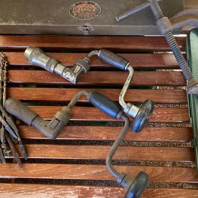 LOT 215: Vintage Tools - Drill Bits, Sockets and More