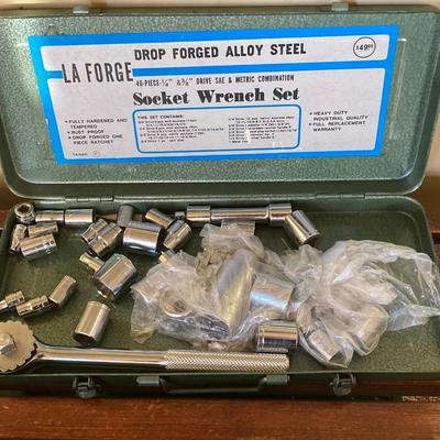 LOT 215: Vintage Tools - Drill Bits, Sockets and More