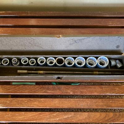 LOT 215: Vintage Tools - Drill Bits, Sockets and More