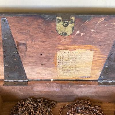 LOT 217: Vintage / Antique Tools - Metal Stamping, Wiss Shears / Cutters, Pexto / Kraeuter Rivet Burr Tools, Copper Chains, Molding Plane...