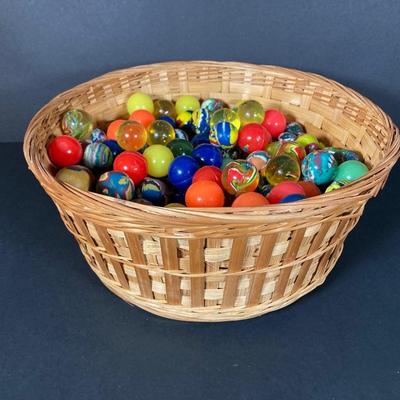 LOT 218: Vintage Toys - Marbles, Bouncy Superballs, Buddy L, Beanie Babies, McDonald's, American Girl Book and More