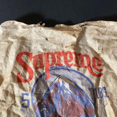 LOT 219: Vintage Tin Collection - Reisman's Thin Pretzels, Valleybrook Farms, Swiss Colony, Supreme Pure Cane Sugar Sack and More