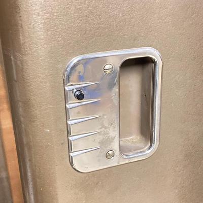 LOT 222: Evans Brand Metal Storage Cabinet