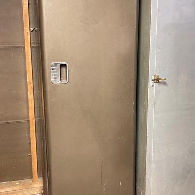 LOT 222: Evans Brand Metal Storage Cabinet