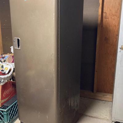 LOT 222: Evans Brand Metal Storage Cabinet