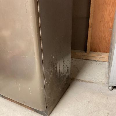 LOT 222: Evans Brand Metal Storage Cabinet