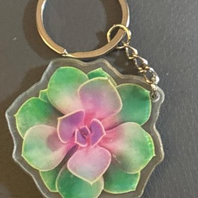 Flower keychain