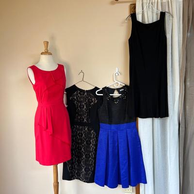 Lot of 4 Dresses - NWT Ralph Lauren, BCBG, Eliza J, Adrianna Pappel l