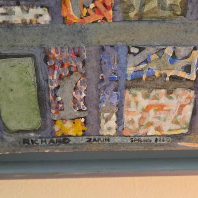 LOT 2X: Richard Zakin Original Artwork : " Spring 1960"