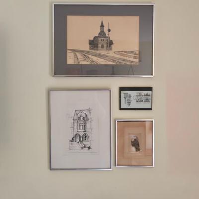 LOT 3X: Framed Wall Art - "Toucan" By Kim Smith, D. Bucher Original, Signed and Numbered Bartlett Artwork, and "First Day...