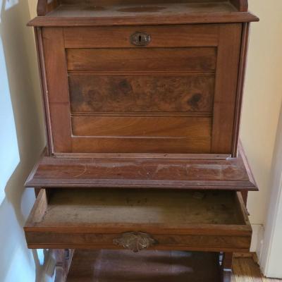 LOT 4X: Secretary Desk With Storage Inside