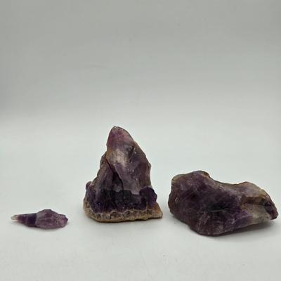 LOT 11X: Mushroom Coral, Raw Amethyst, Smoky Quartz, Amazonite, Agate Geodes, Quartz Crystals, Pyrite Gold, and Various Other Rocks