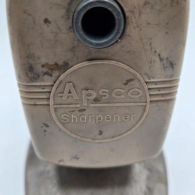 LOT 12X: Wedgewood Jasperware Brown Ballpoint Pen, Vintage Berol Apsco Pencil Sharpener, and Vintage Brass Envelope Opener From "...