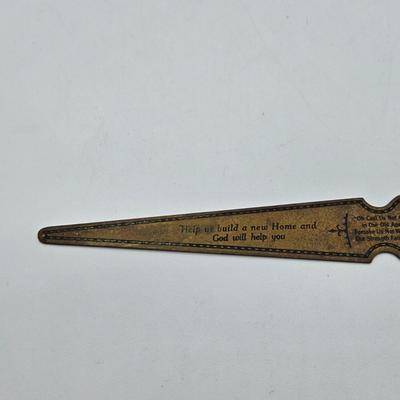 LOT 12X: Wedgewood Jasperware Brown Ballpoint Pen, Vintage Berol Apsco Pencil Sharpener, and Vintage Brass Envelope Opener From "...