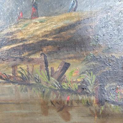 LOT 20K: Signed Oil Painting