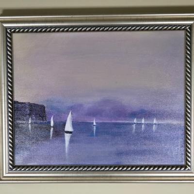 LOT 23L: " Memories of the Palisades" Oil Painting
