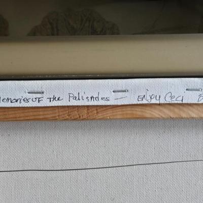 LOT 23L: " Memories of the Palisades" Oil Painting