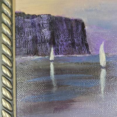 LOT 23L: " Memories of the Palisades" Oil Painting