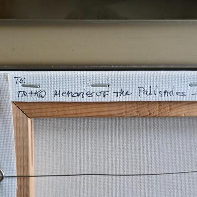 LOT 23L: " Memories of the Palisades" Oil Painting