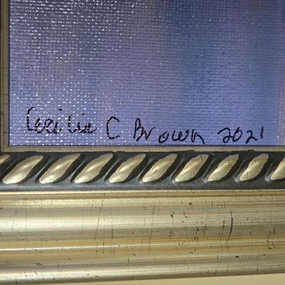 LOT 23L: " Memories of the Palisades" Oil Painting